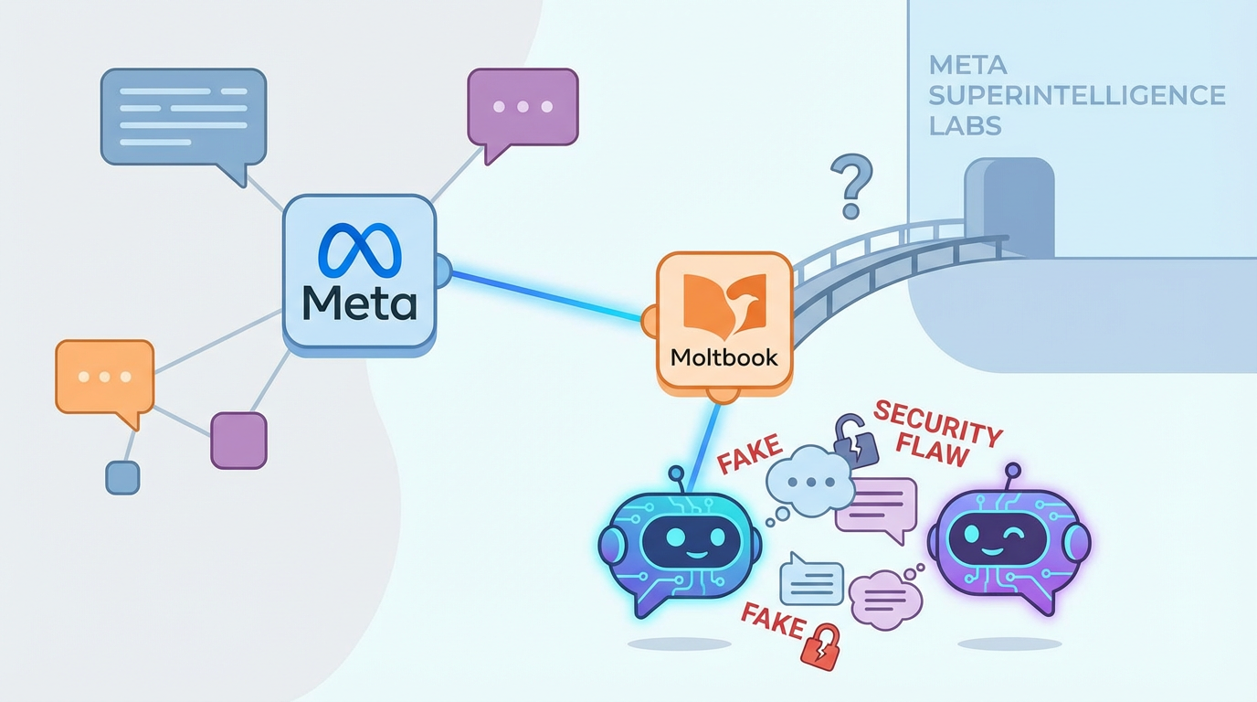 Meta רכשה את Moltbook: הרשת החברתית לסוכני AI